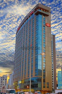 With a 30% discount on cash, I own a finished hotel apartment with air conditioners and a garage, with the services of the Marriott Hotel on Suez Road 0
