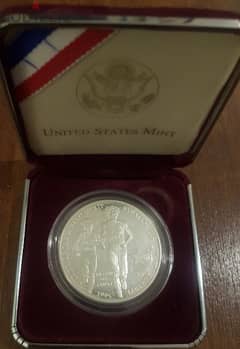 عملة الاولمبياد ١٩٩٥ بالدولار الفضي بالولايات المتحدة الامريكيه