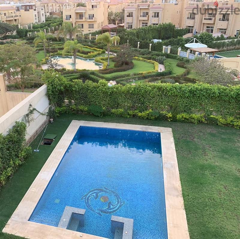 Stand alone BUA 440+890 land fully finished with air conditions-the best location in the golden square-Beside Lake View and Palm Hills Katemya 4