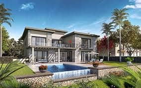 Villa, 686 meters, immediate delivery with air conditioning,  facing north ,landscape view in Swan Lake. 0