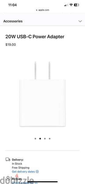 adapter iPhone  20W 5