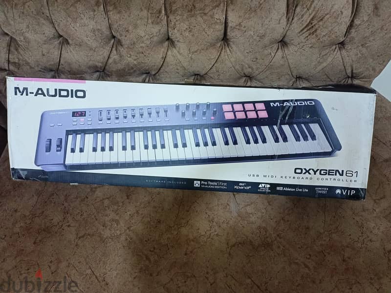 Maudio Oxygen 61 Mkv 61 Key USb Midi Keyboard Controller With Beat Pad 3