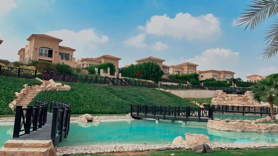 Villa for sale 233 m in installments, Down payment 1.8 million Lagoon View, Tilal East Compound, New Cairo, Fifth Settlement, next to Mountain View 14
