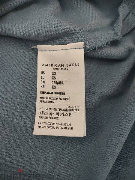 American eagle polo slim fit shirt original xs 2