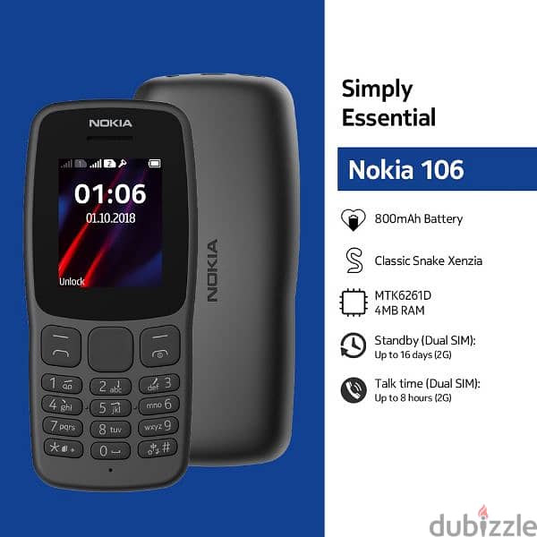 Nokia 106 dual SIM 0