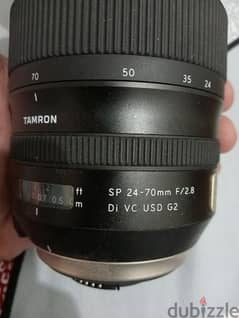 Tamron
SP 24-70mm f/2.8 g2 di vc usd g2 zoom lens