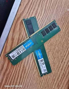 2×8 Crucial Desktop Ram DDR4
