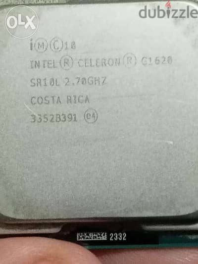 بروسيسور انتل سيليرون كاش 2.7 ميجا بحاله ممتازه