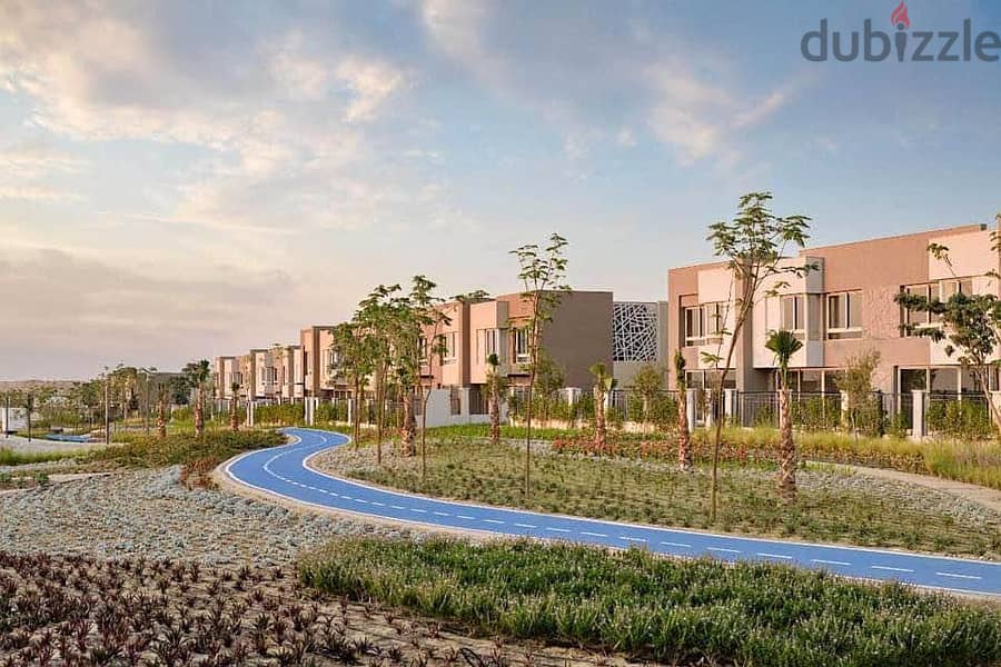 Townhouse Corner In Badya Palm Hills October Compound With Installments 11