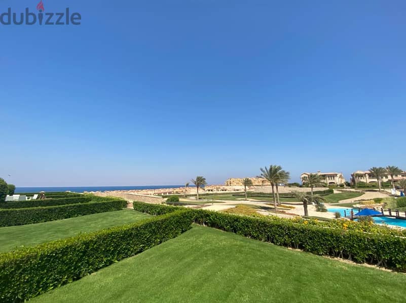 Without down payment and in installments over 7 years, own a 150m ground chalet with a sea, landscape and pools view in La Vista Topaz, Ain Sokhna. 3