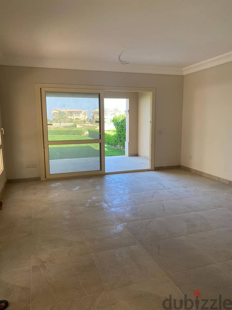 Without down payment and in installments over 7 years, own a 150m ground chalet with a sea, landscape and pools view in La Vista Topaz, Ain Sokhna. 4
