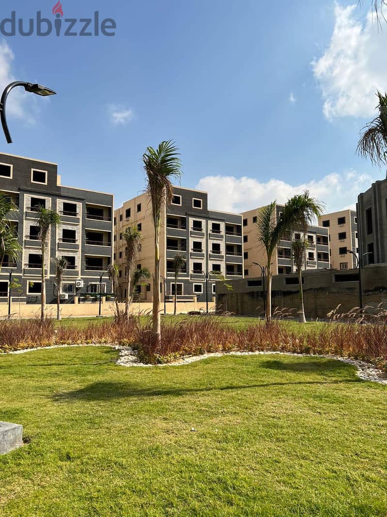 A 247 sqm apartment with a garden, fully finished and available for immediate delivery in Sefora Heights compound, Fifth Settlement. Pay 10% down paym 4