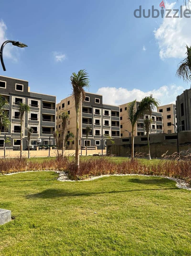 A 247 sqm apartment with a garden, fully finished and available for immediate delivery in Sefora Heights compound, Fifth Settlement. Pay 10% down paym 7