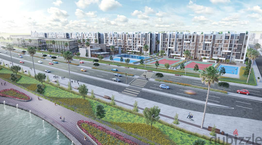 تاون هاوس للبيع 218 متر بفيو رائع جدا في واحد من احسن كمباوندات في مدينه المستقبل - Mostakbal City 7