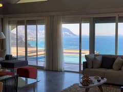 Chalet for sale in Ain Sokhna with installments fully finished open view on the sea - in IL Monte Galala