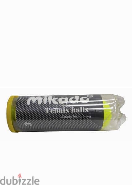 كرة تنس ارضي طقم من 3 كرات - من ميكادو- اخضر 2