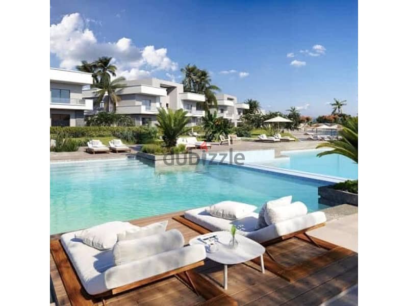 For sale in Gaia Sabbour, North Coast   Penthouse Landscape view and direct swimming pool 2