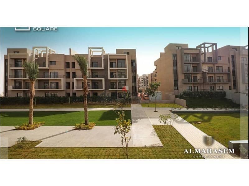 At the old price, an apartment in Marasem, 139 + 100 m garden, ready to move , fully finished, with the strongest location, on the 90th 1
