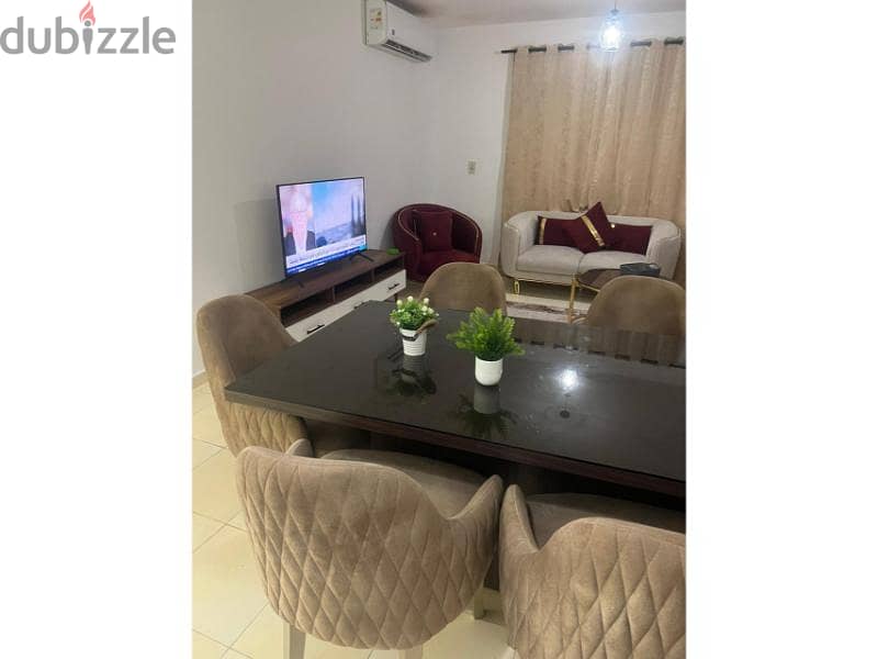 Modern furnished apartment for rent in Madinaty, B11, garden view. 9