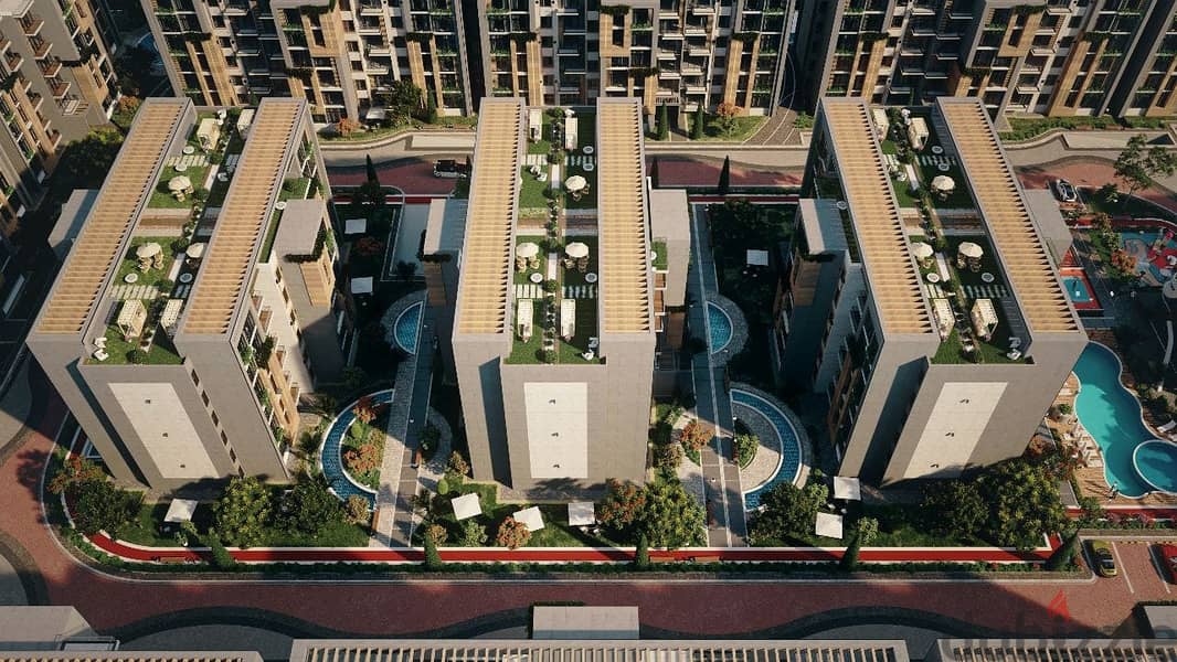 Own an apartment with equal installments systems at a 10% discount in Valencia Compound in the heart of the Fifth Settlement | Valencia 5