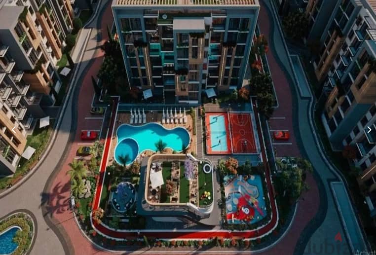 With a 10% down payment own a studio in a private garden with equal installment systems & 10% discount in Valencia Compound in the Fifth Settlement 1