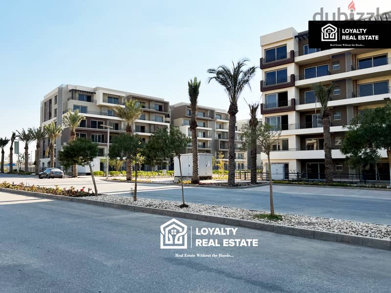 Apartment for Sale, Fully Finished with Air Conditioners and the Largest Open View and Landscape in Palm Hills Compound, New Cairo 5