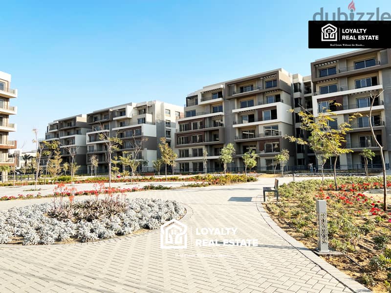 Apartment for Sale, Fully Finished with Air Conditioners and the Largest Open View and Landscape in Palm Hills Compound, New Cairo 8