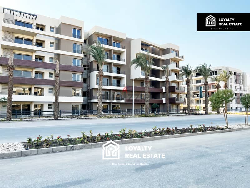 Apartment for Sale, Fully Finished with Air Conditioners and the Largest Open View and Landscape in Palm Hills Compound, New Cairo 9