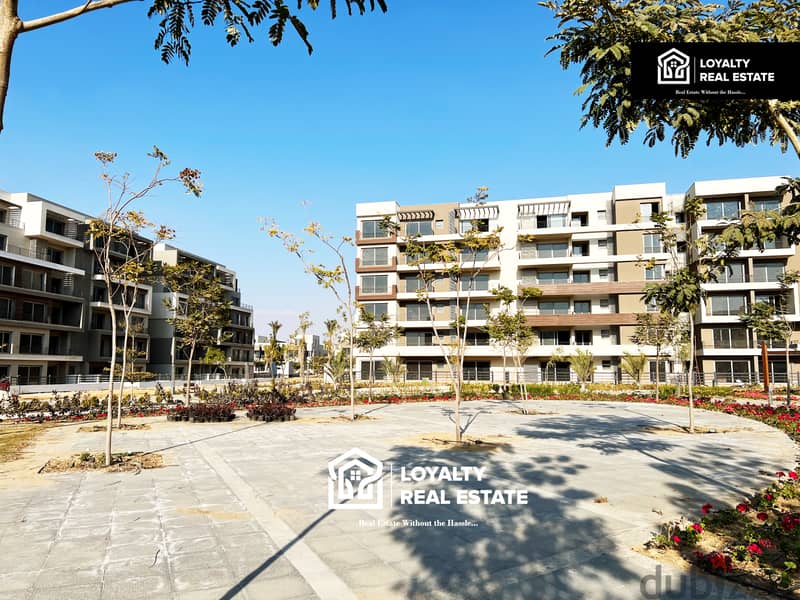 Apartment for Sale, Fully Finished with Air Conditioners and the Largest Open View and Landscape in Palm Hills Compound, New Cairo 10