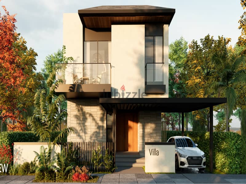 Sky Villa *Resale* in Telal East, with a roof area, first row, on the Lagoon 8