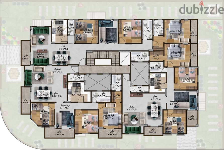 Book your apartment with a 33% down payment over 48 months Bait Al Watan Fifth Settlement 1