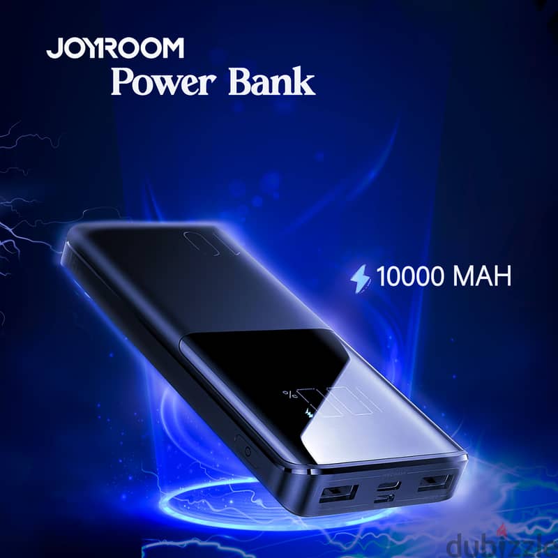 Joyroom Power Bank 10000 MAH Jr-t013 باور بنك جوي روم الأصلي جديد 2