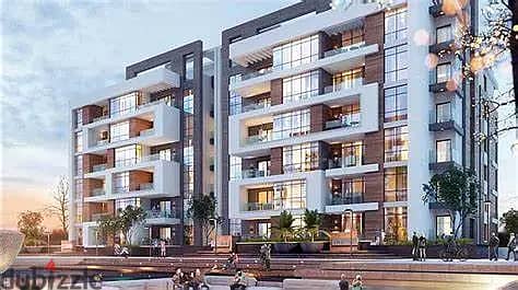 شقة + جاردن للبيع في قلب مدينة المستقبل الجديدة في كمبوند لاميرادا La Mirada 2