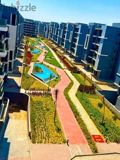 Apartment for sale, immediate receipt in Sun Capital Compound in the tourist capital in October, directly in front of the pyramids, with10% downPament