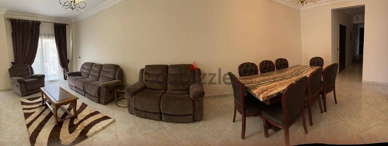 Furnished apartment for rent in Yasmine villas, First Settlement, very elegant furnishings 1