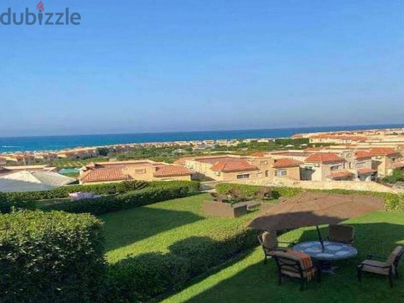 Luxurious Ground with Garden Chalet with Pool & Sea View in Telal North! 2