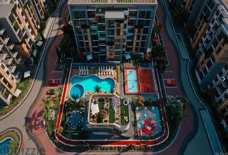 With a 10% discount own a studio in a private garden in equal installments systems with a10% down payment in Valencia Compound in the Fifth Settlement 2