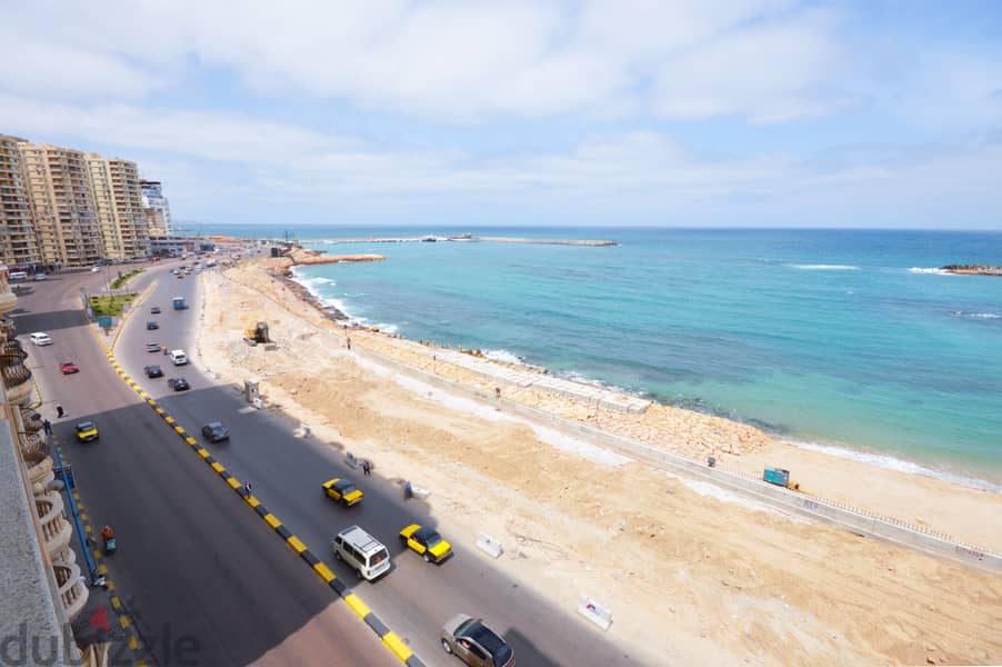 ​​Furnished apartment for rent - Al-Saraya (directly on the sea), area of ​​​​140 full meters 1