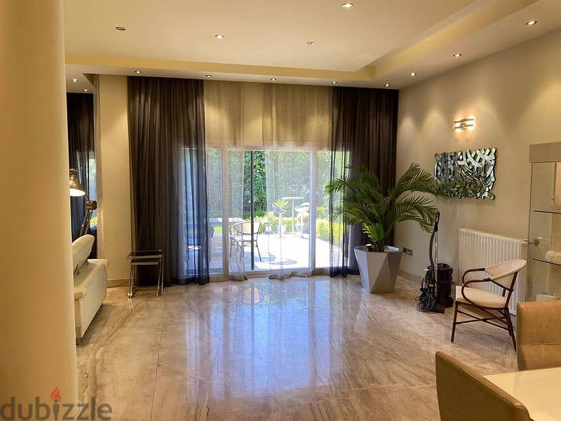 Villa for sale Ultra lux furnished with air conditioners, in Zayed Dunes Compound 1