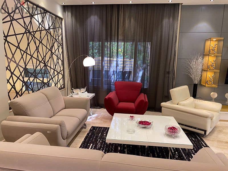 Villa for sale Ultra lux furnished with air conditioners, in Zayed Dunes Compound 2