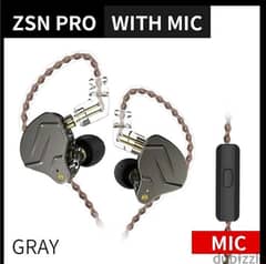 KZ ZSN pro IEM headset with mic