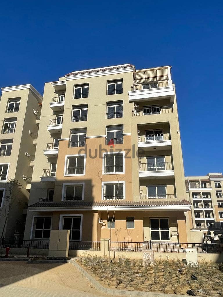 Apartment for sale, 182 sqm, immediate receipt, Saray Mostakbal City Compound, Double View, Garden 3