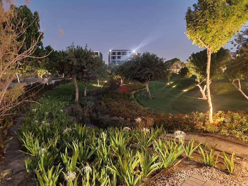 A luxury terrace with a 360-meter garden for sale in the best compound in New Cairo in a very special location on the Suez Road 5