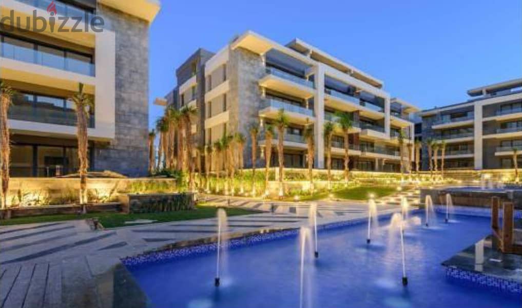 Immediate receipt of a ground floor apartment with an ultra super luxury garden in the heart of Golden Square in La Vista El Patio 7 in the Fifth Sett 5