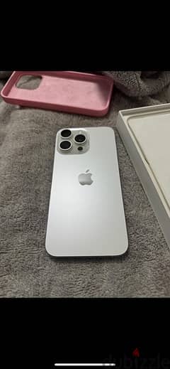 iPhone 15 pro max ZA 256 white titanium