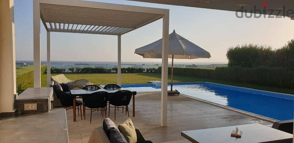 Chalet 110m for sale first row crystal lagoon in Fouka Bay Ras Alheikma  Prime Location with 10 years installment behind Cesar sodic with 10%Discount 8
