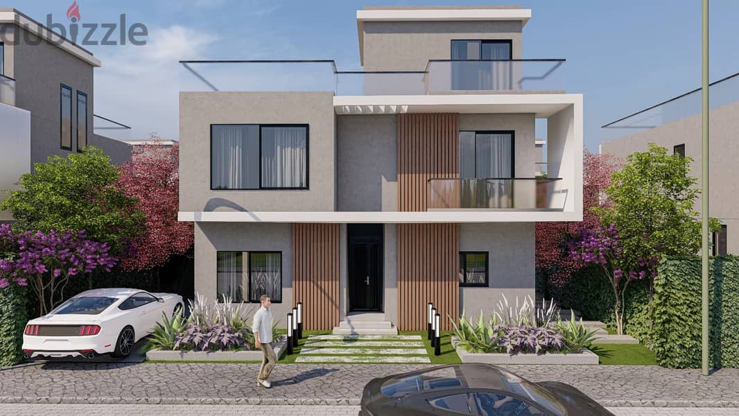 The cheapest villa in Sheikh Zayed with comfortable installments up to 8 years - Compound Sun Square 0