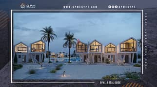 Chalet 95m for sale in D Bay North Coast finished view lagoons with installments شاليه للبيع في دي باي الساحل الشمالي