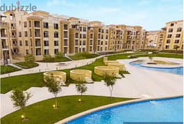Apartment 200. M with a garden in Stone Residence compound semi finished overlooking the pool under market price 0