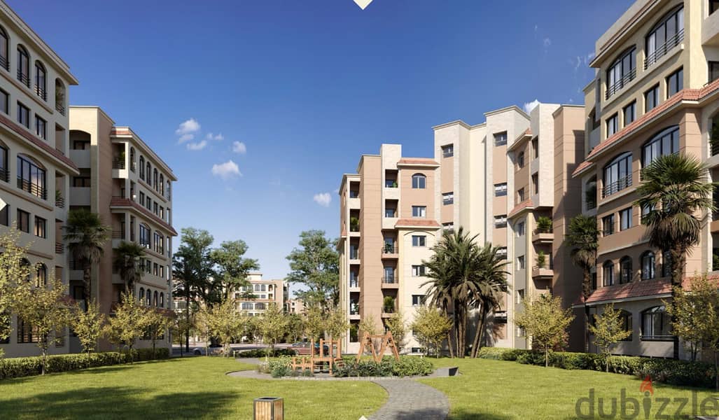 apartment for sale  ,ready to move DP 5% new cairo 6